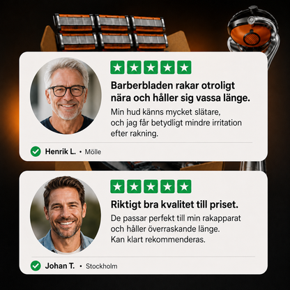 SmoothGlide™ | 24 Rakhuvuden + Gratis Handtag
