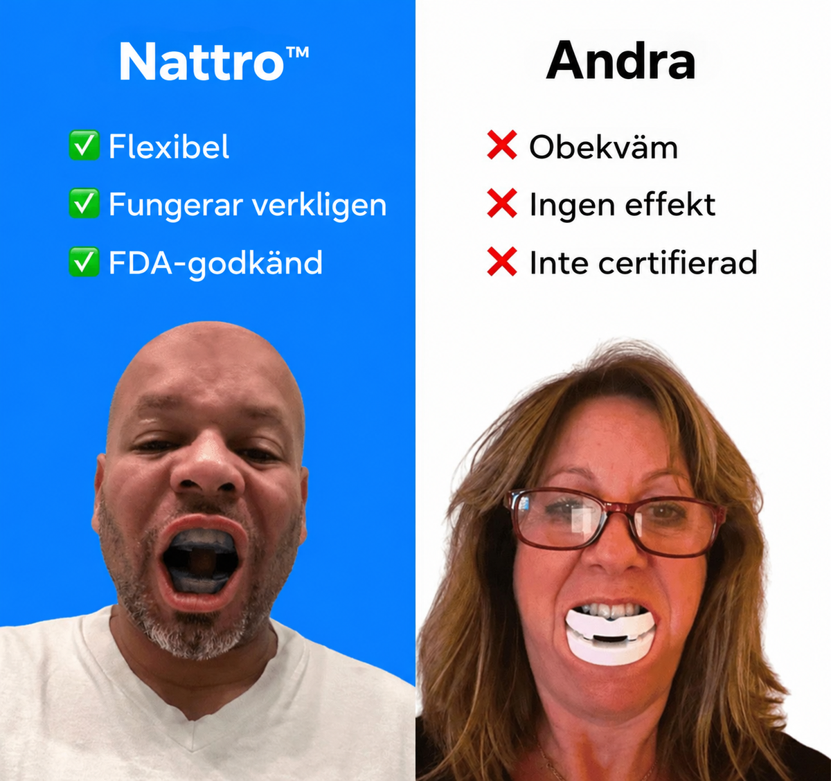 Nattro™ | Anti-snarkskena för mindre snarkning och lugnare nätter