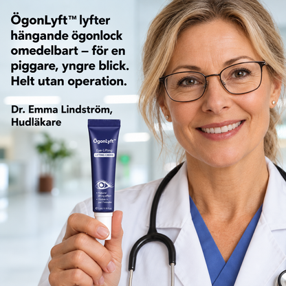 ÖgonLyft™ | Uppstramande ögonlockskräm för ett piggare utseende