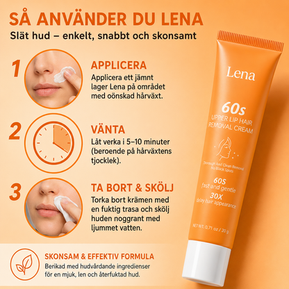Lena™ | Ta bort ansiktshår med långvarig effekt på bara 15 minuter!