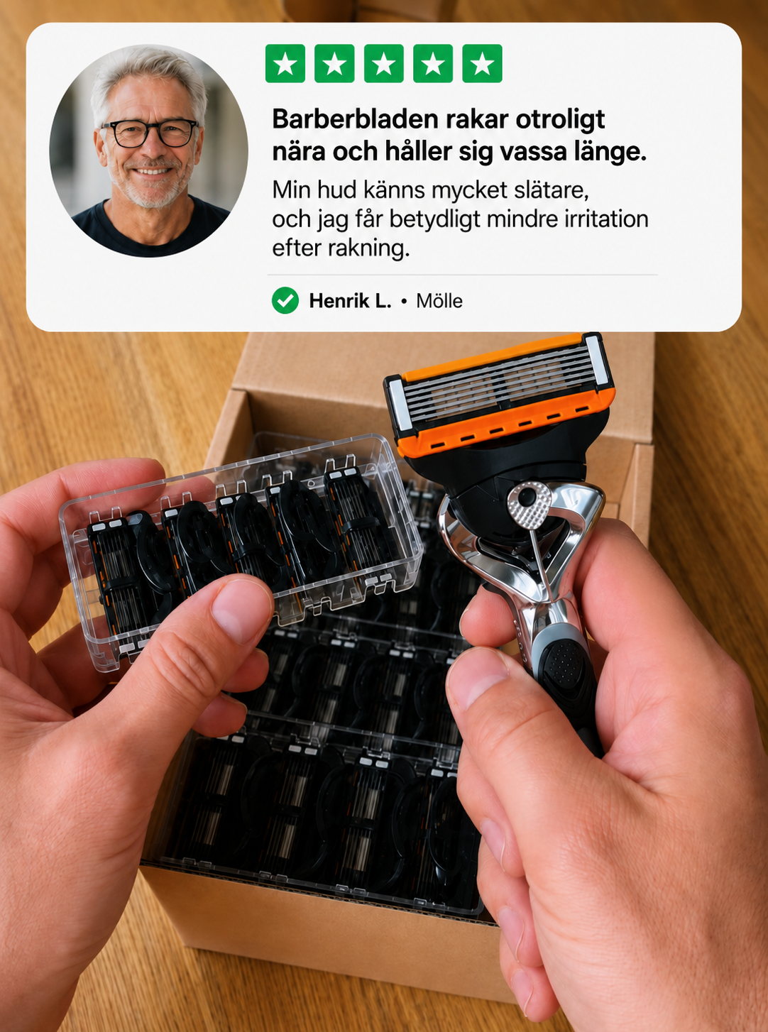SmoothGlide™ | Rakhuvuden + Handtag, Spara upp till 70%
