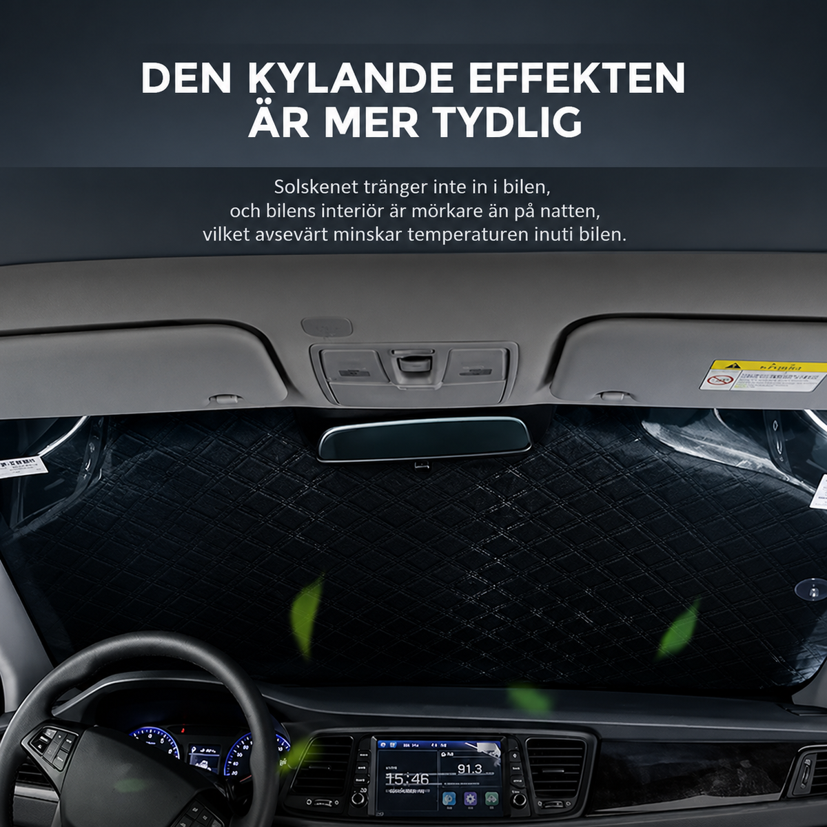 ❄️ FrostGuard™ – Magnetiskt vindruteskydd mot snö, is och frost | Vattentätt skydd för bilen året runt 🚗