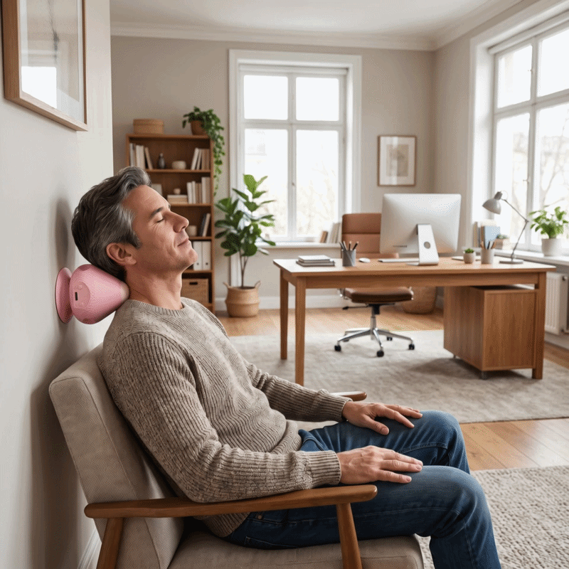 VäggLind™ | Handsfree massage för nacke, rygg & axlar
