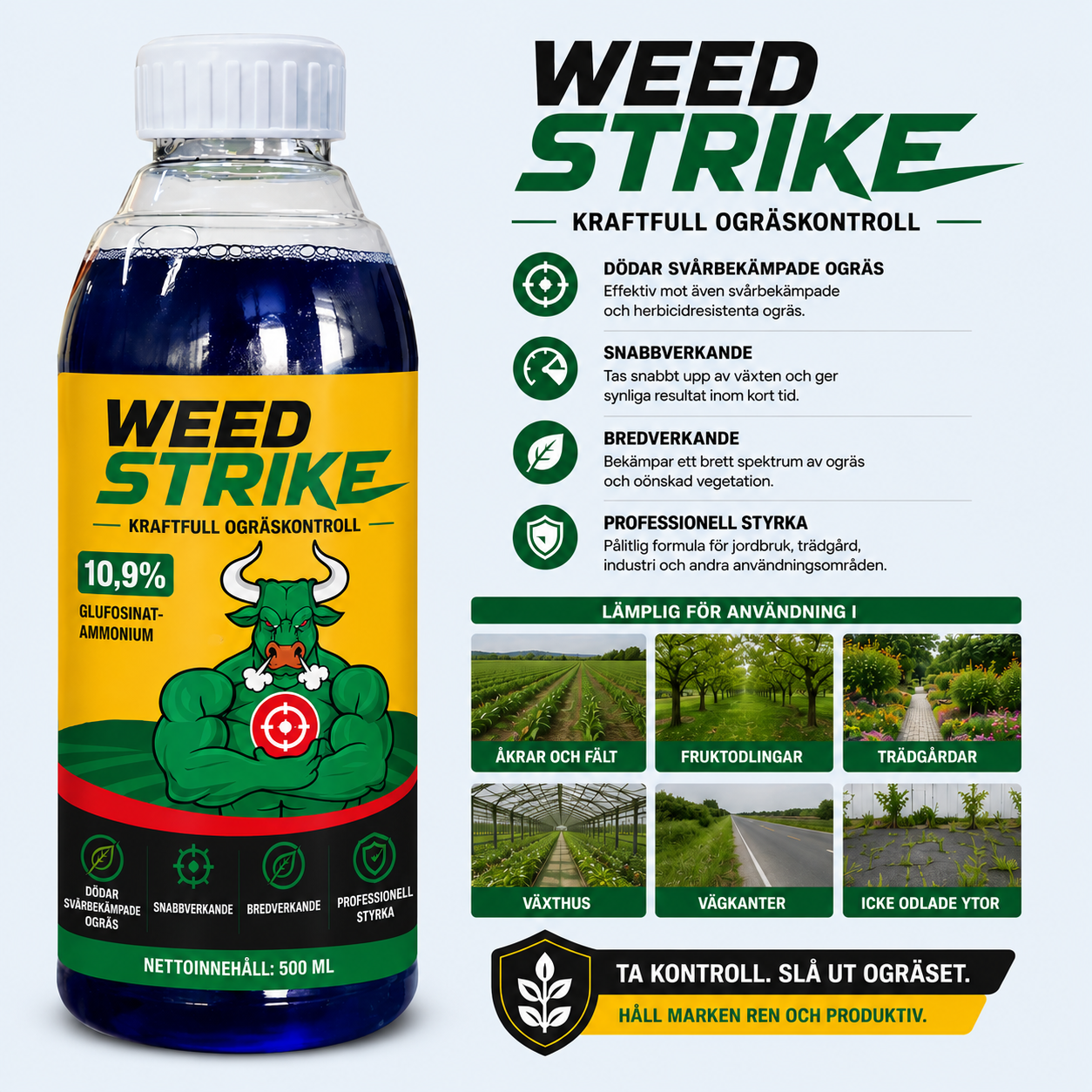 WeedStrike™ | Kraftfull ogräskontroll