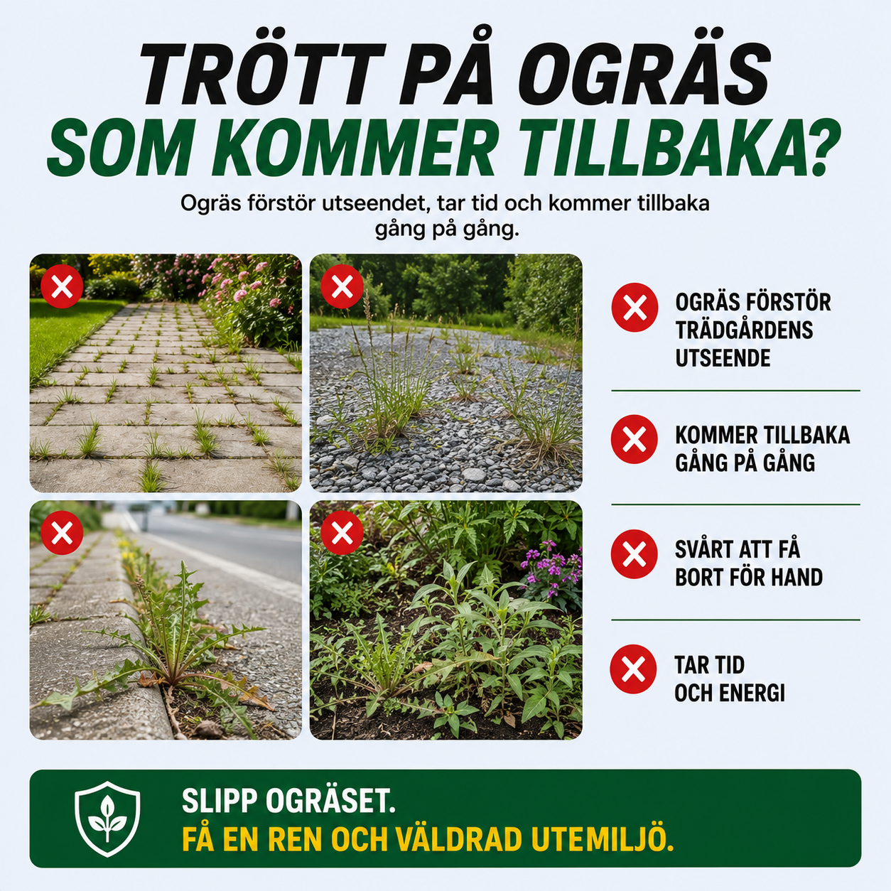 WeedStrike™ | Kraftfull ogräskontroll