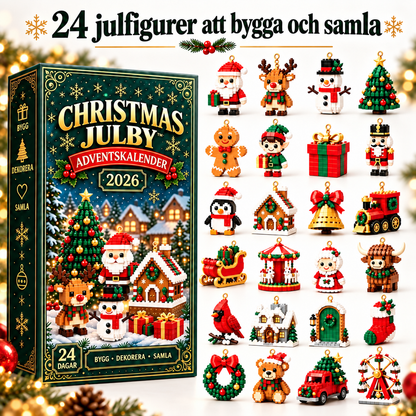 Julby™ | Adventskalender – Bygg en ny julfigur varje dag fram till jul