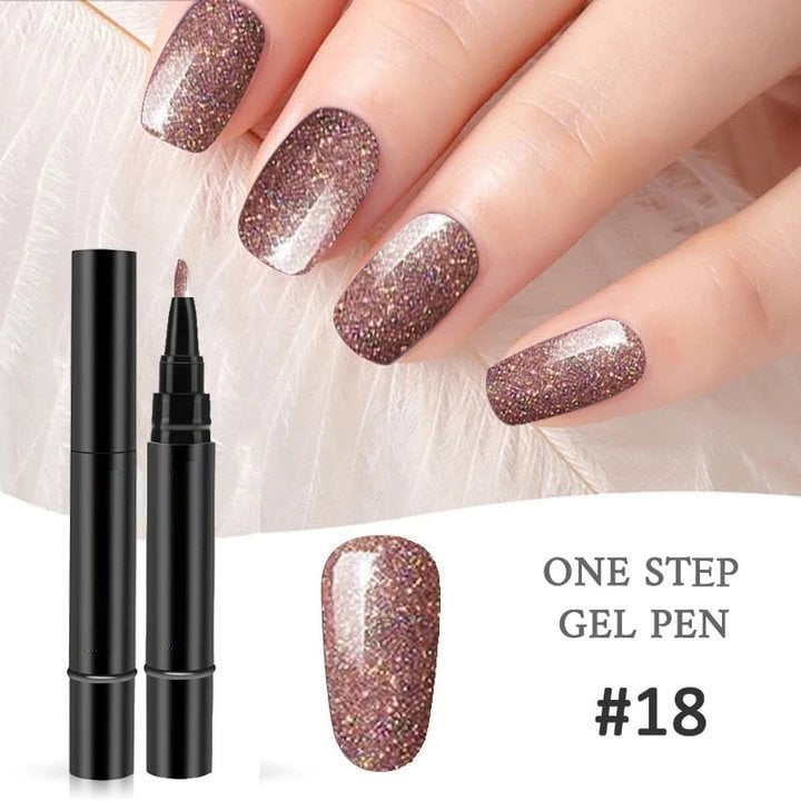 PrecisoNail™ | DIY-nagellackset 💅 18 färger gelpennor + gratis mini-UV-lampa 💡