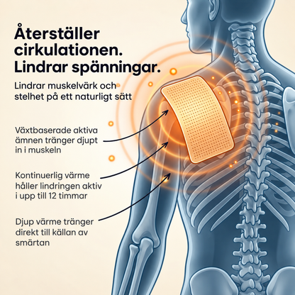 IngefäraVärme™ | Djupverkande Ingefärsplåster för Värme & Komfort
