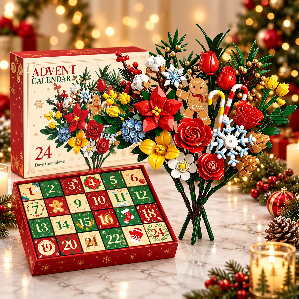 Blomsterjul™ | Adventskalender – Bygg din egen magiska blombukett