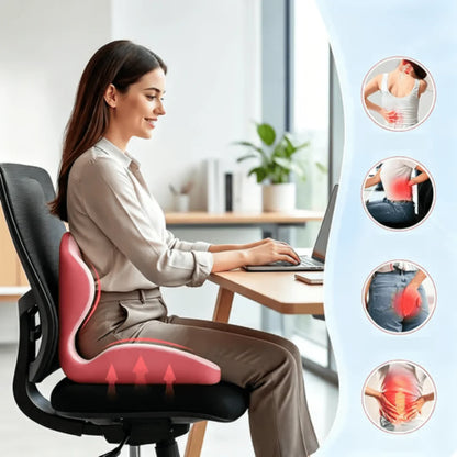 RyggFix® | Ergonomisk L-kudde mot ryggsmärta