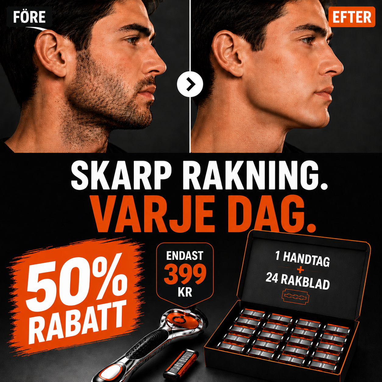 SmoothGlide™ | Rakhuvuden + Handtag, Spara upp till 70%